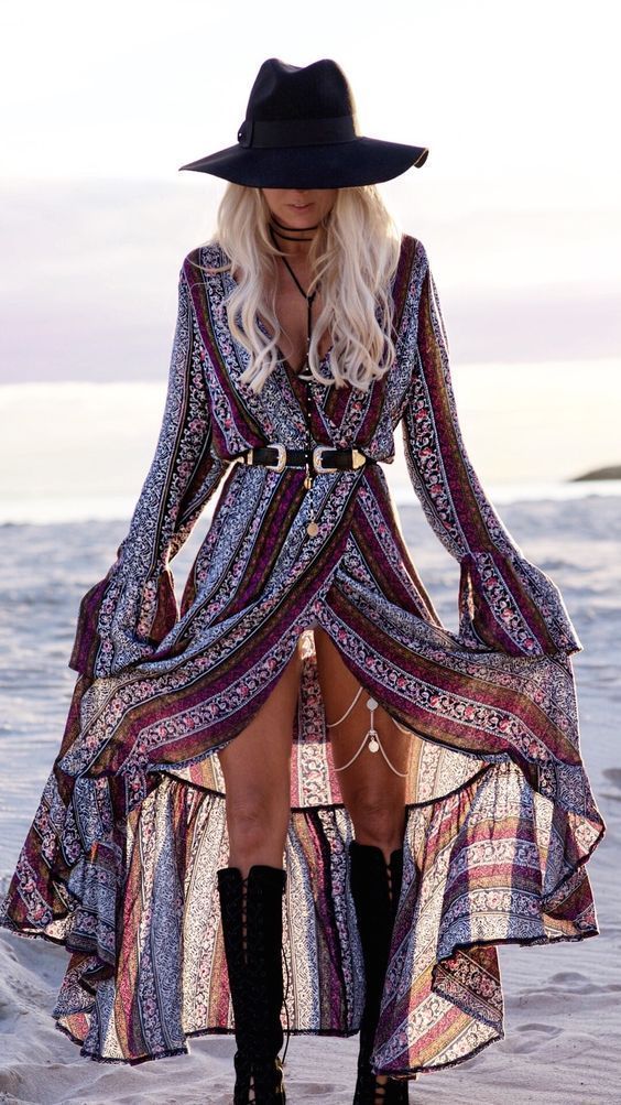 Estilo hippie feminino