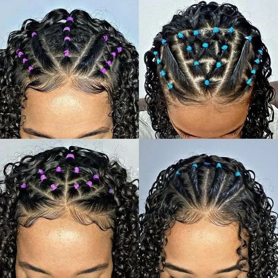 infantil penteado para cabelo cacheado e curto