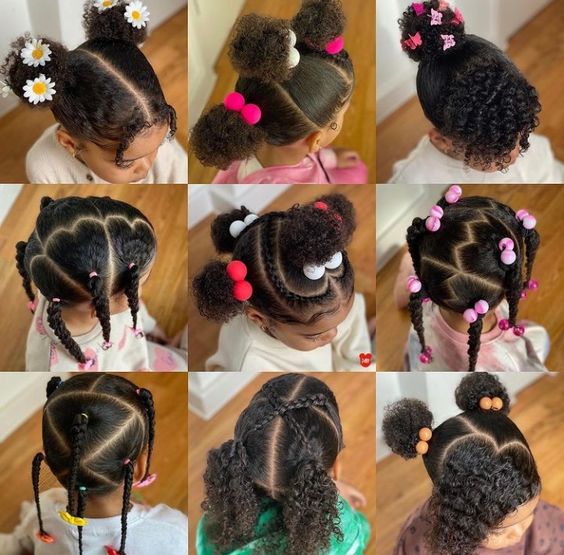 Penteado Infantil Simples para Cabelos Cacheados #1