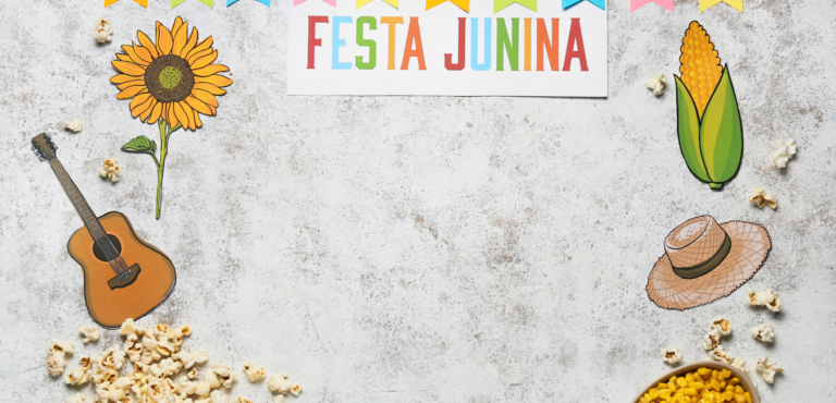 Look roupa de festa junina feminina simples