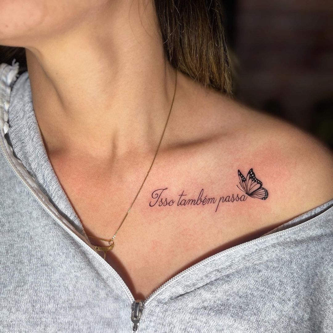 Ideias de frases para tatuagem feminina no ombro – Nova Mulher