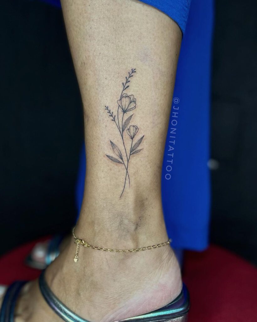 tatuagem flor