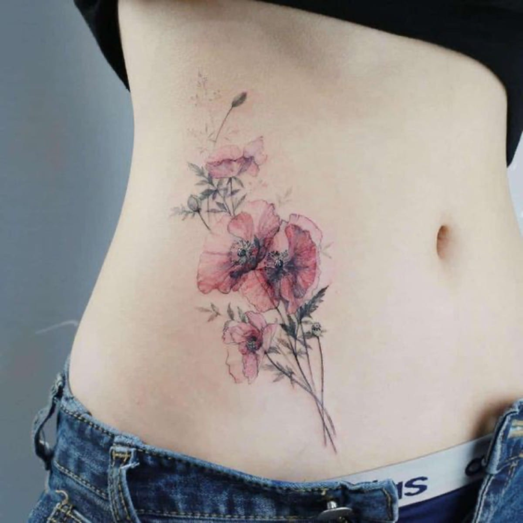 tatuagens para cobrir cicatriz na barriga
