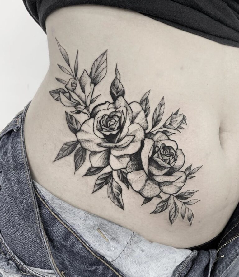 60 Tatuagens para cobrir cicatriz na barriga: Ideias e fotos criativas