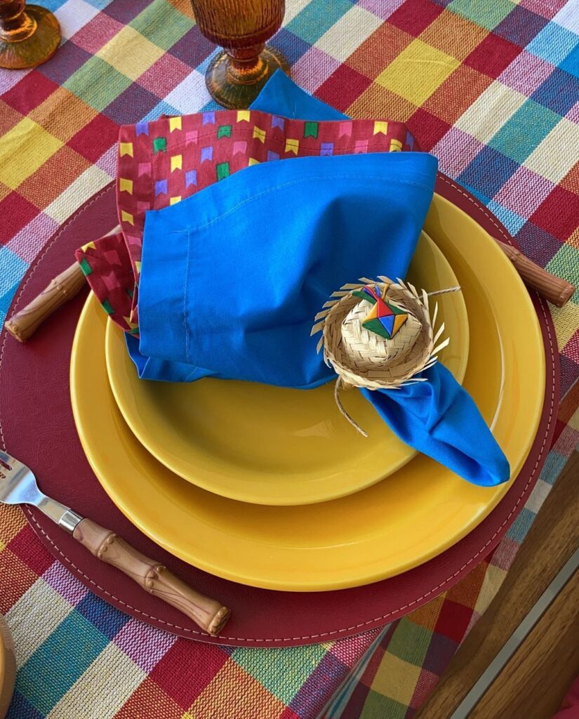 Mesa posta sao joao caipira