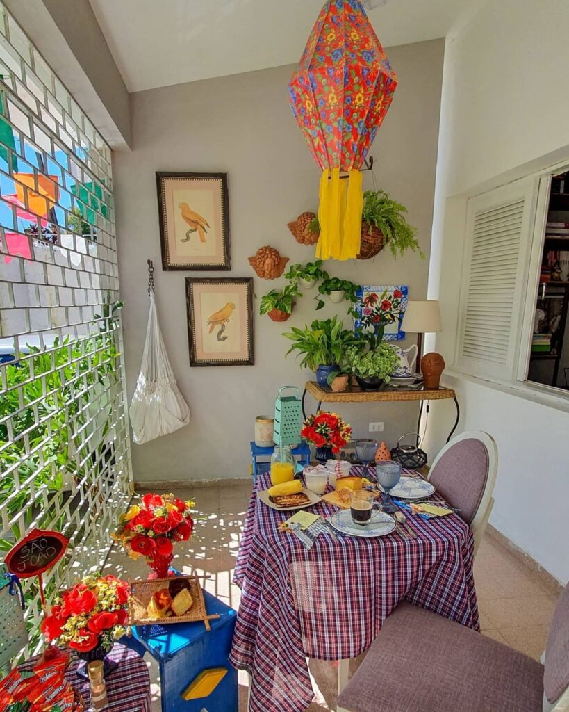decoração junina em casa