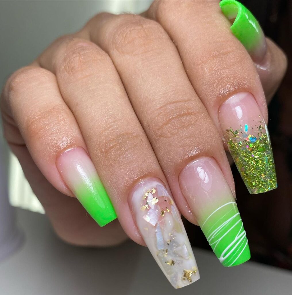 Esmalte verde lima