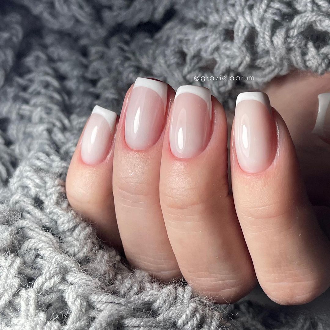 Dicas para unha em gel simples francesinha