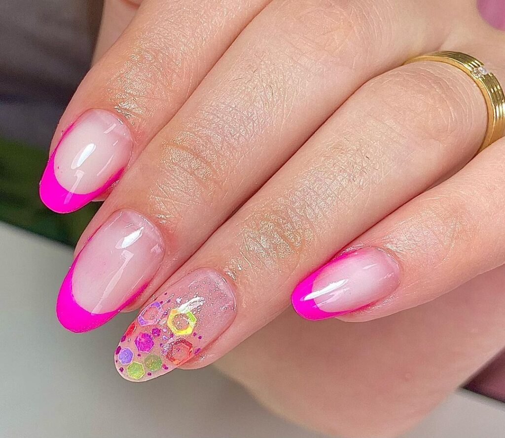 Unhas encapsuladas pink