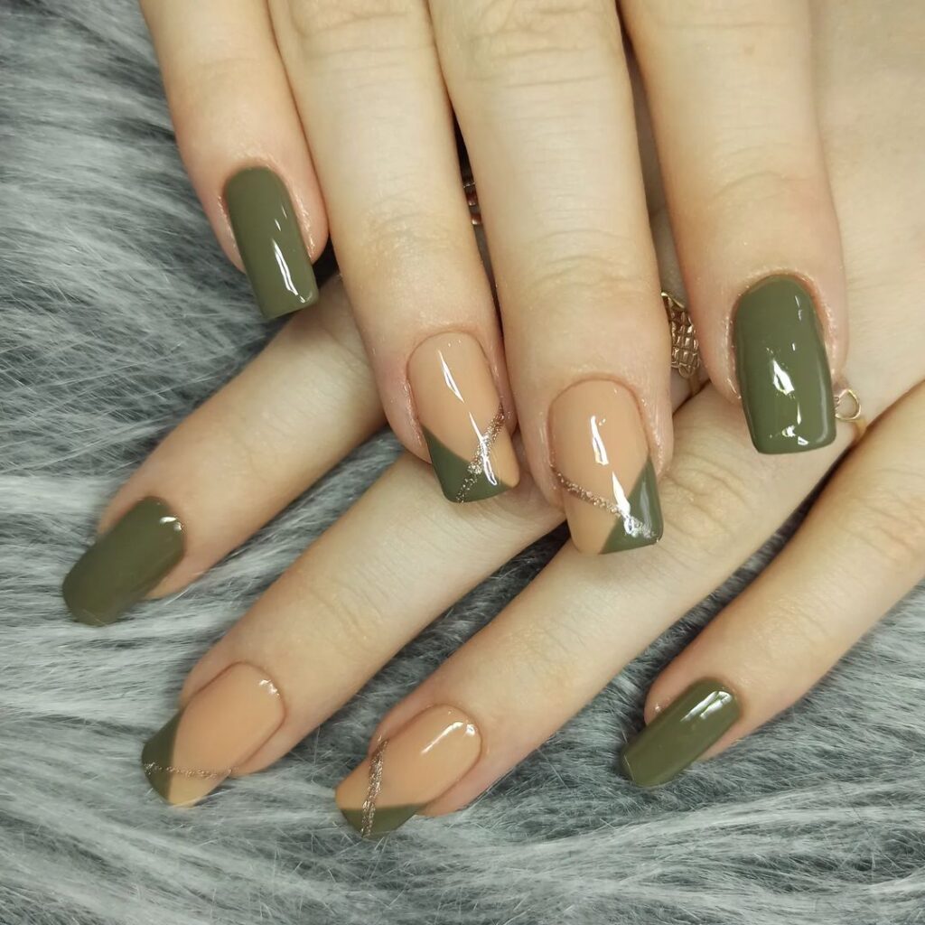 Unhas com esmaltação em gel