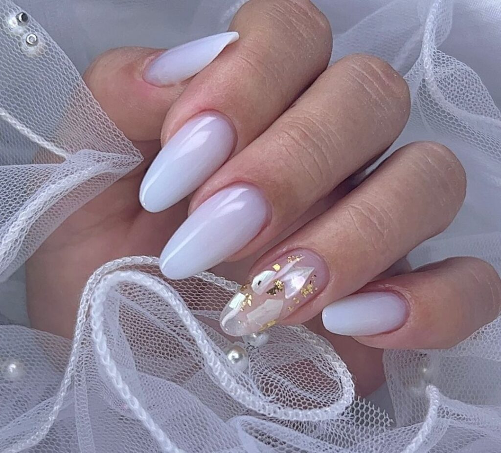 Unhas encapsuladas almond 