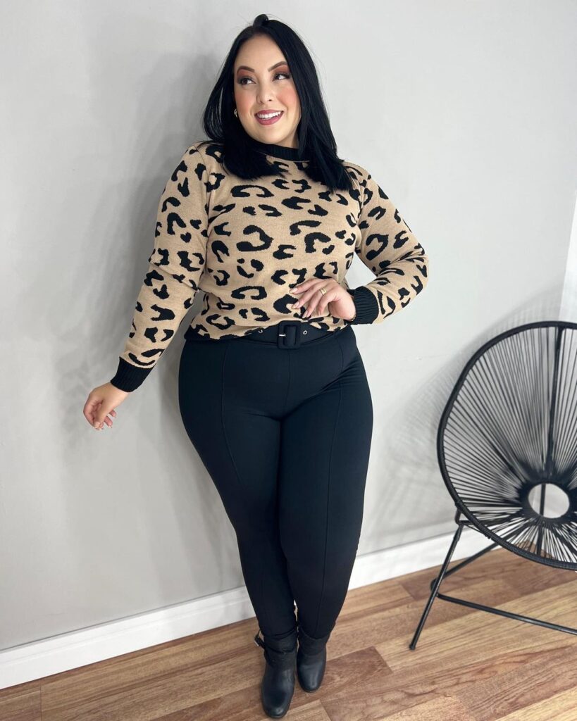 Plus size look de inverno