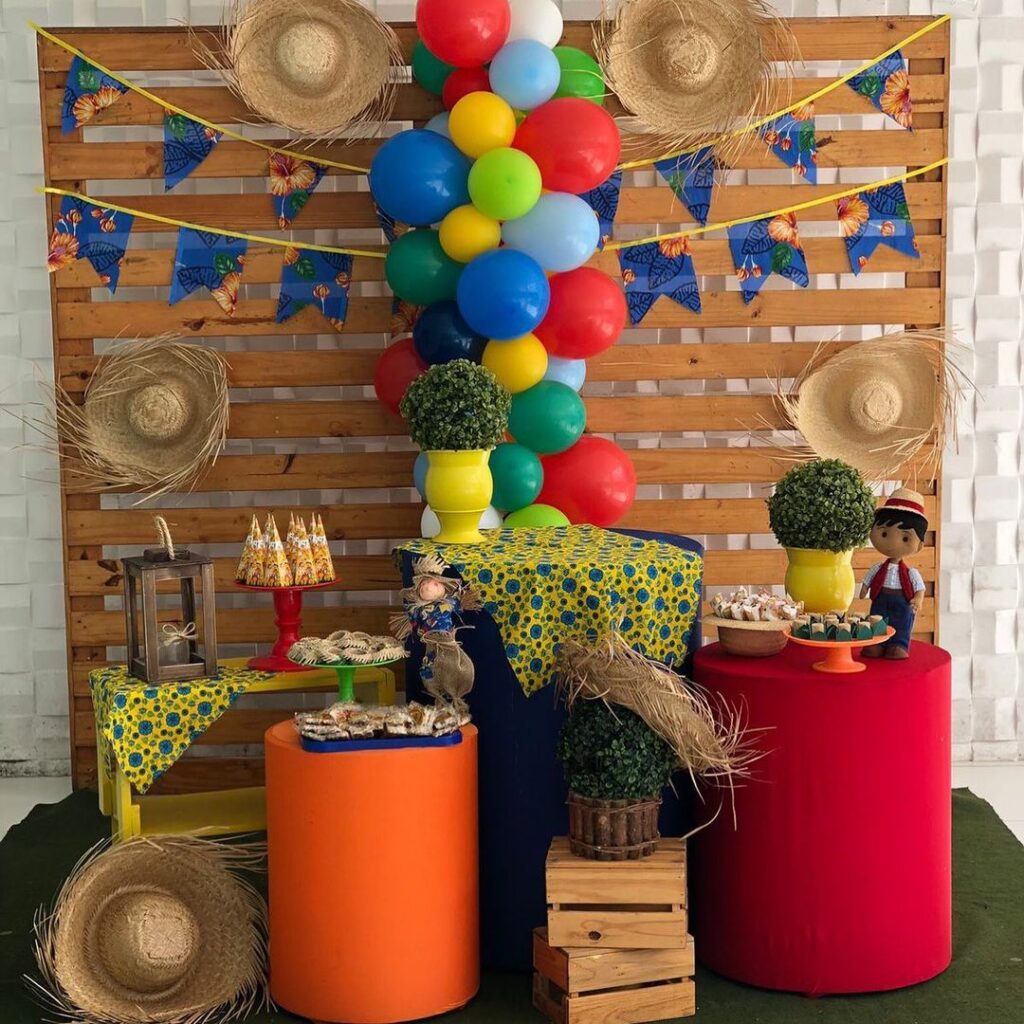 ornamentaçao festa caipira
