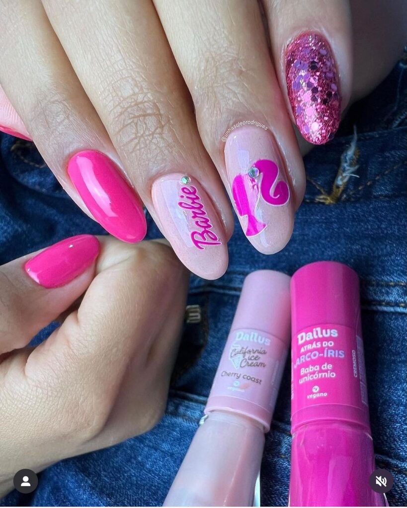 unhas barbie