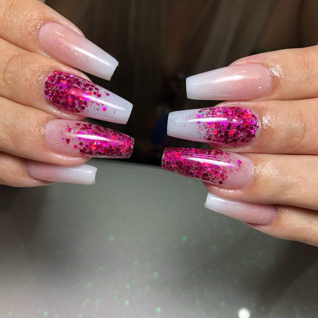 Unhas decoradas pink