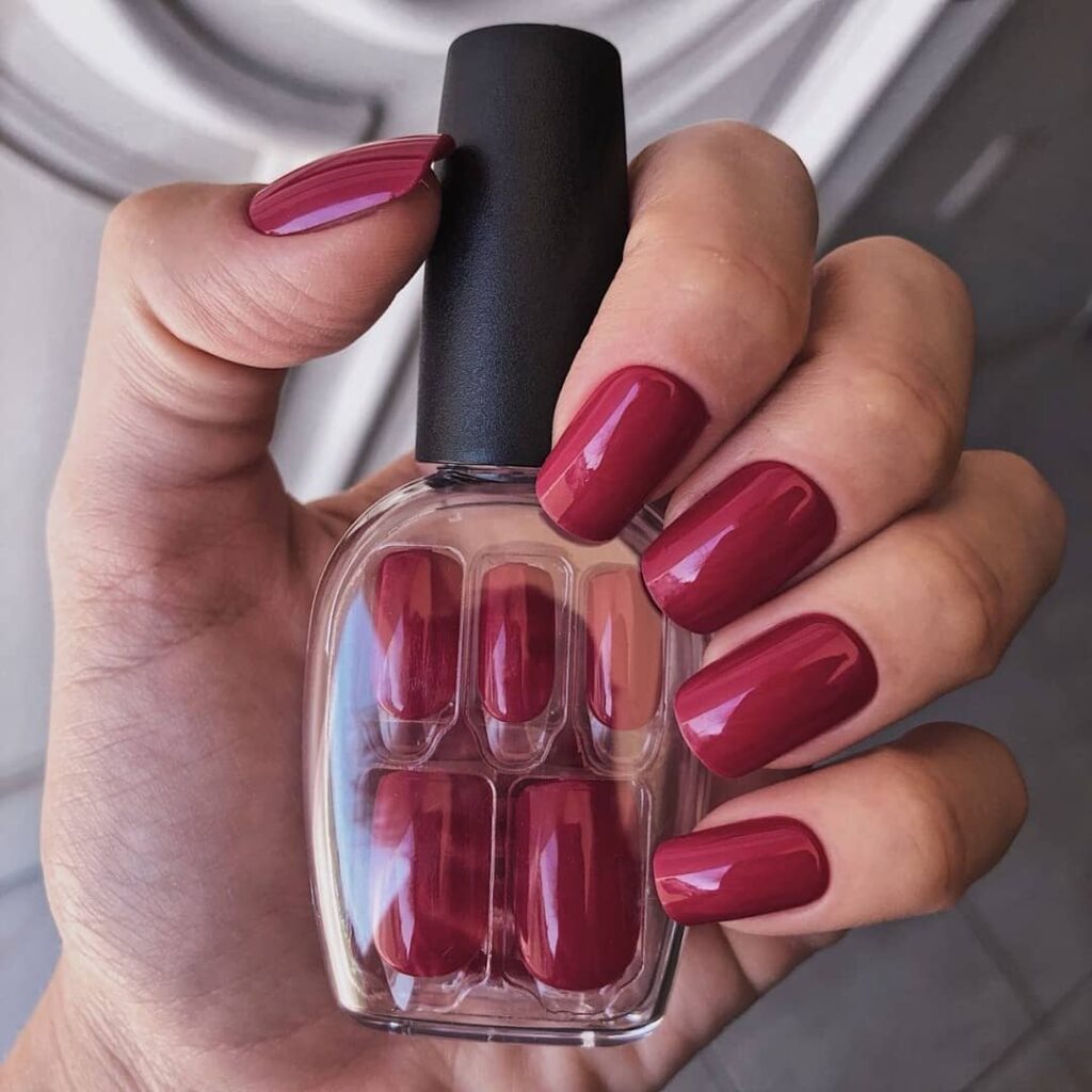 Esmalte Vinho unha impress