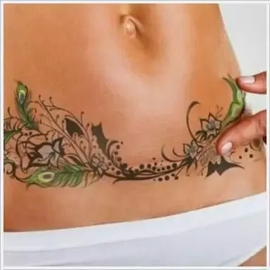 tatuagens para cobrir cicatriz na barriga
