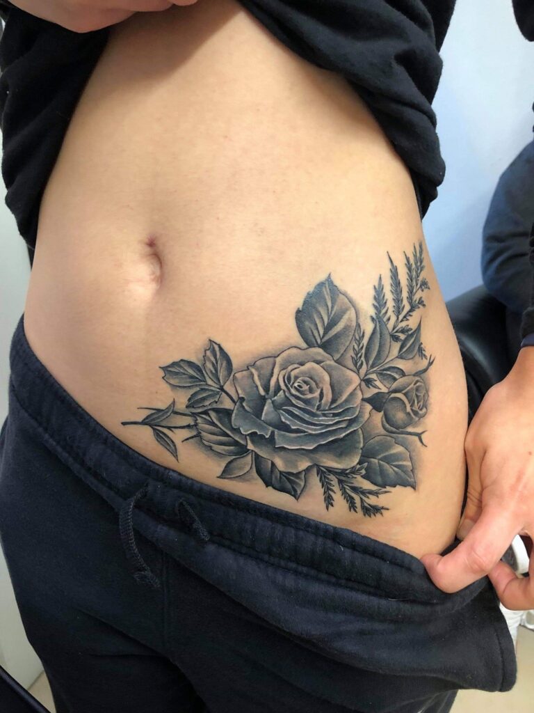 tatuagens para cobrir cicatriz na barriga
