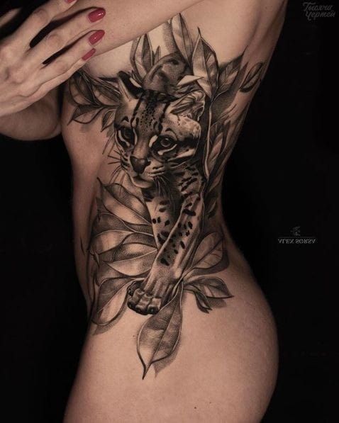 tatuagens feminina na costela