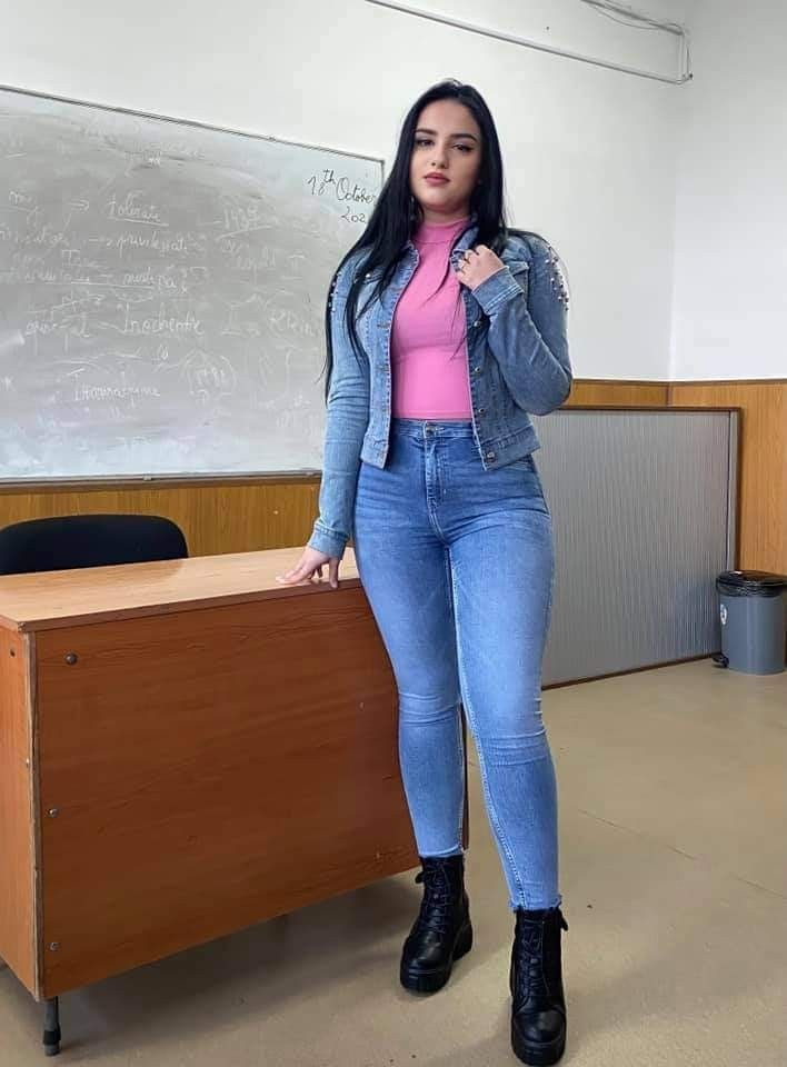 looks com coturno e calça jeans
