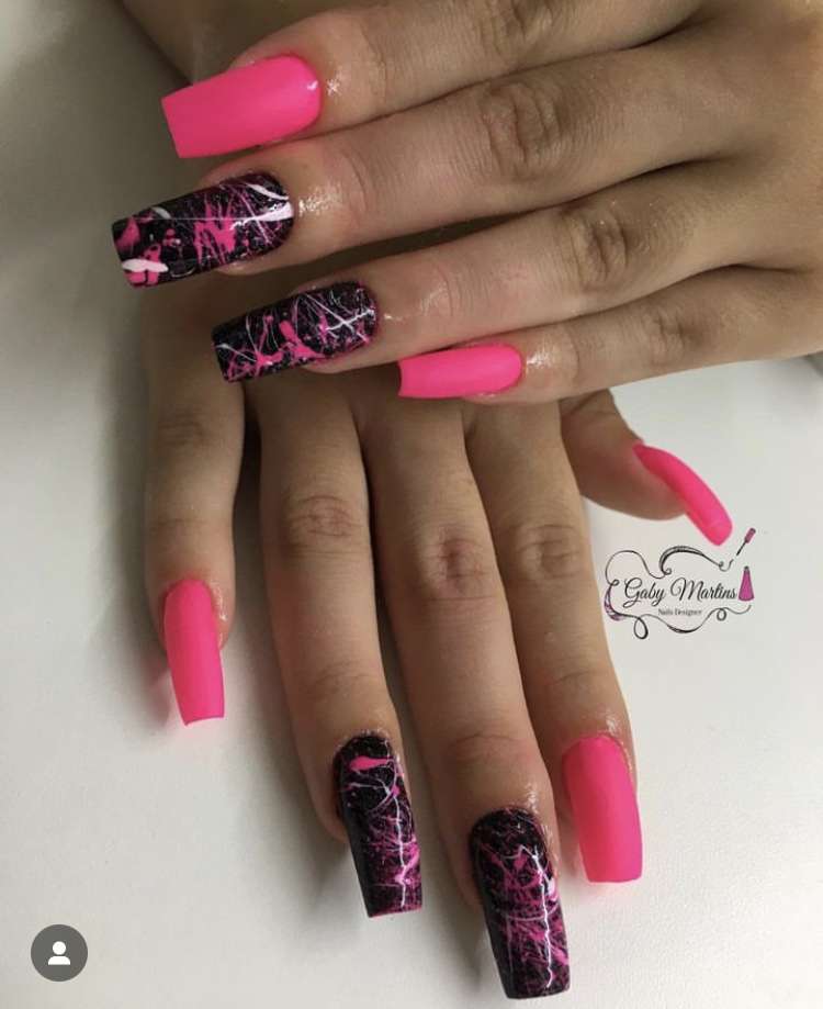 Unhas neon