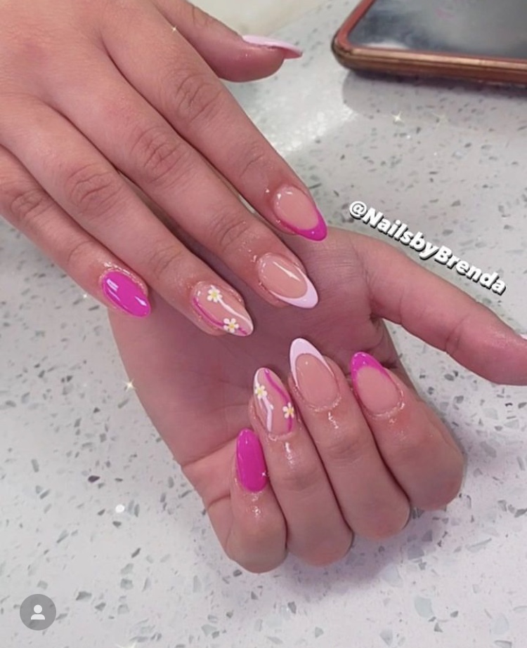 esmaltes rosa claro