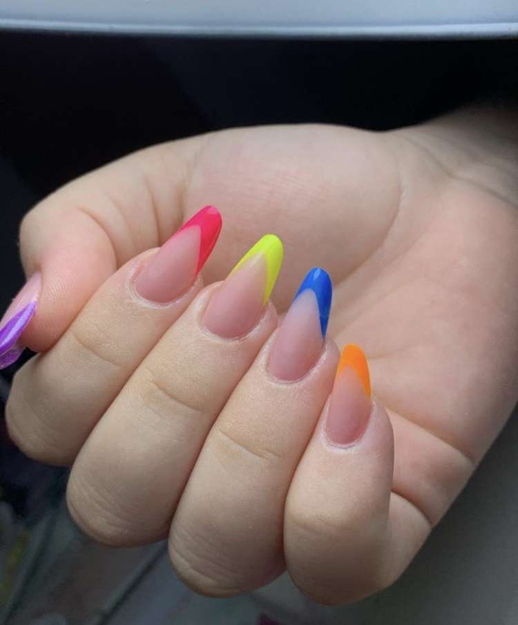 Unhas neon