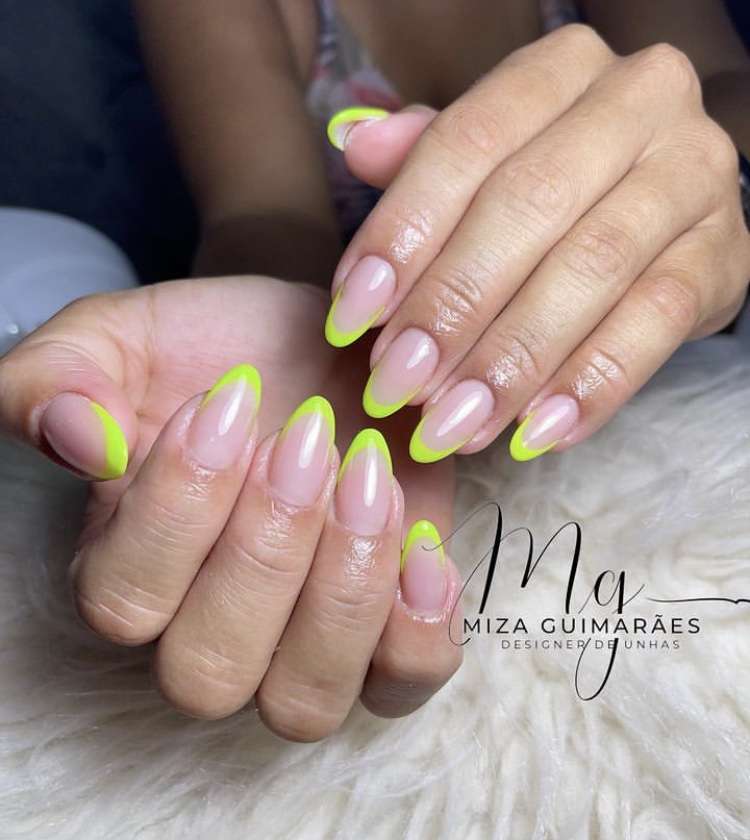 Unhas neon