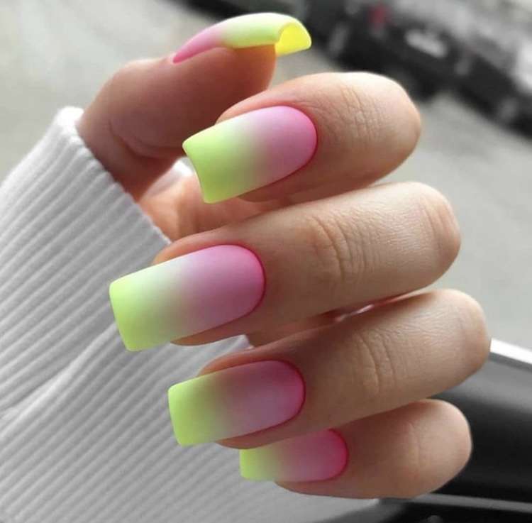 Unhas neon