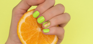 unhas neon