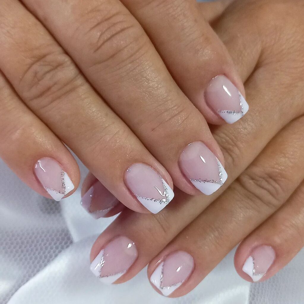 decoração unhas curtas para casamento