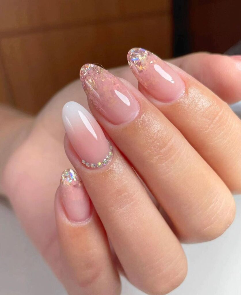 unhas curtas simples para casamento