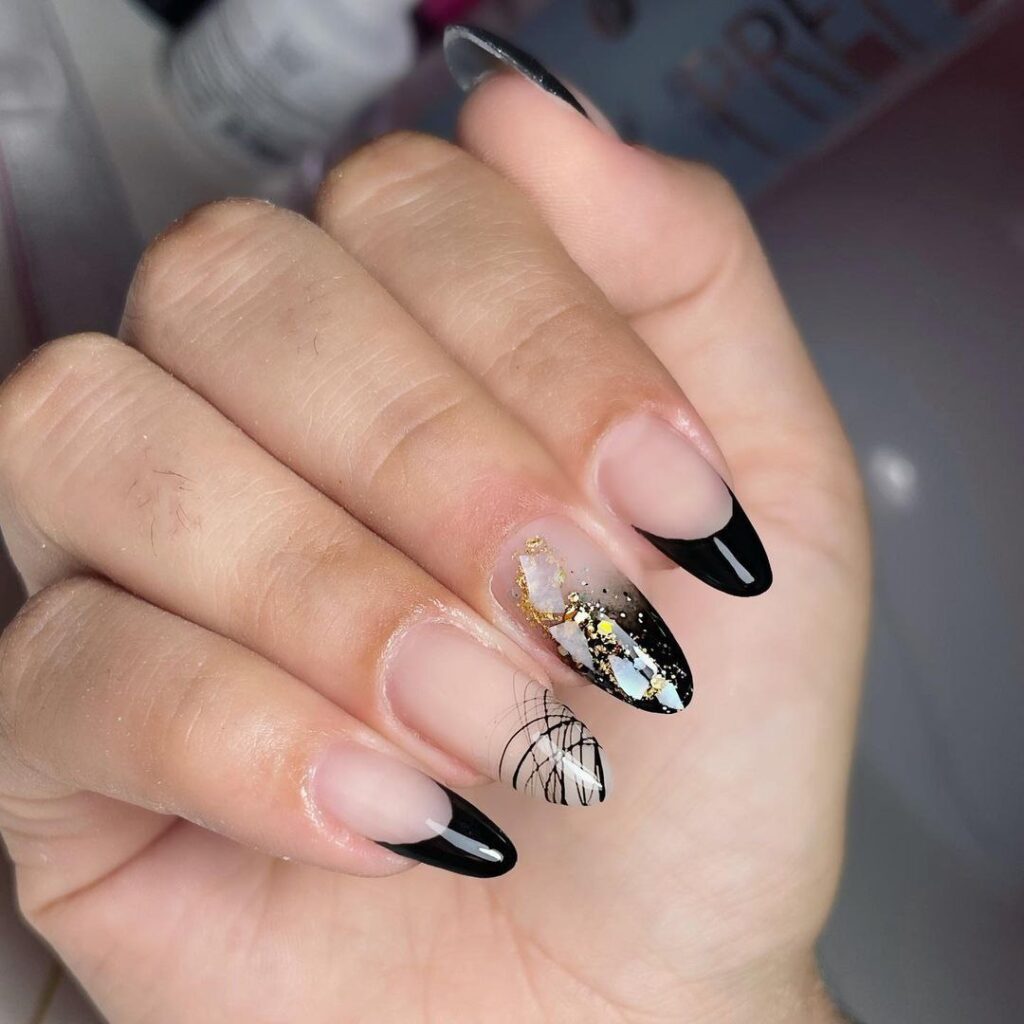 unhas pretas para inspirar