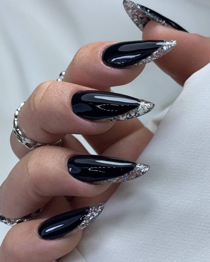 unhas pretas ano novo