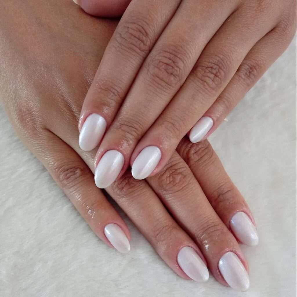 unhas peroladas