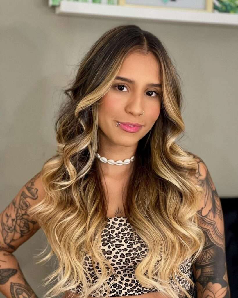 cabelo loiro dourado