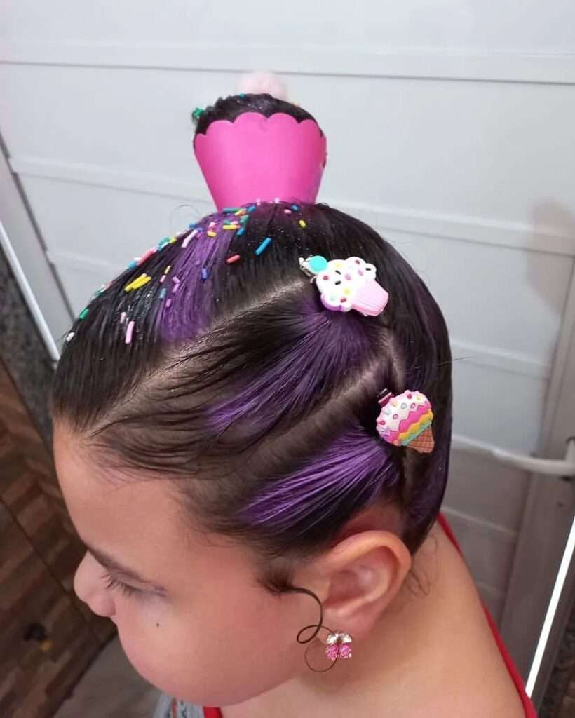 penteado divertido