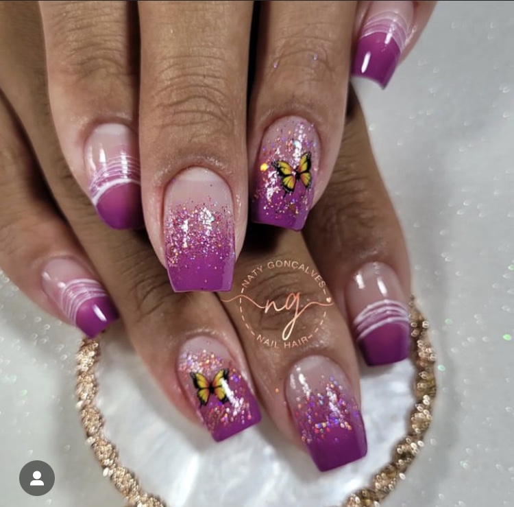 Unhas degradê