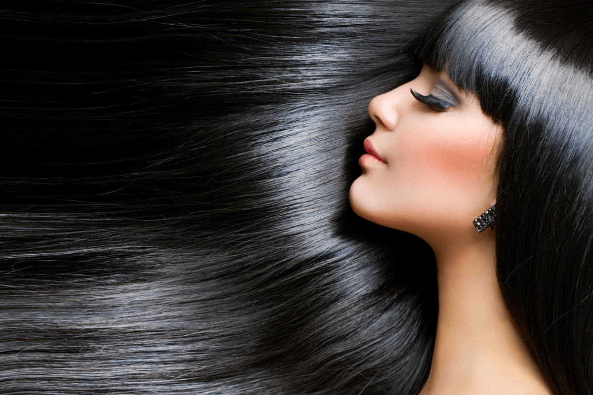 cabelo longo preto