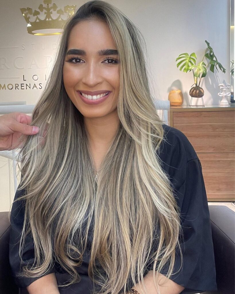 hair platinado