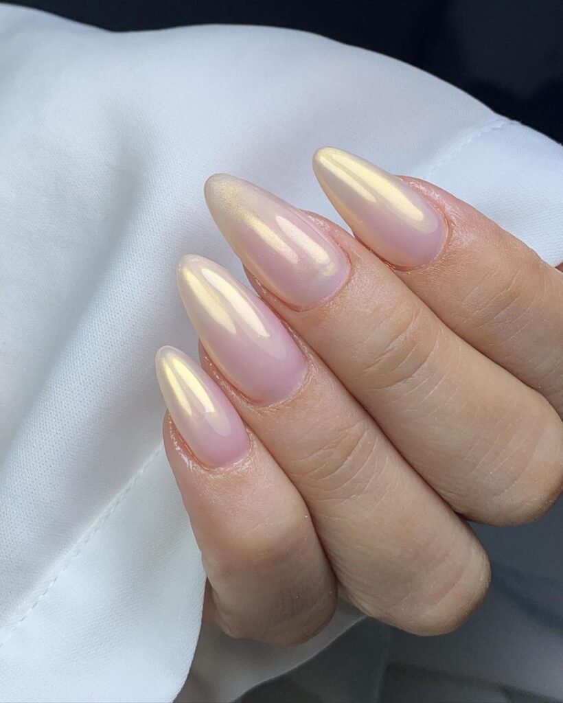 unhas peroladas