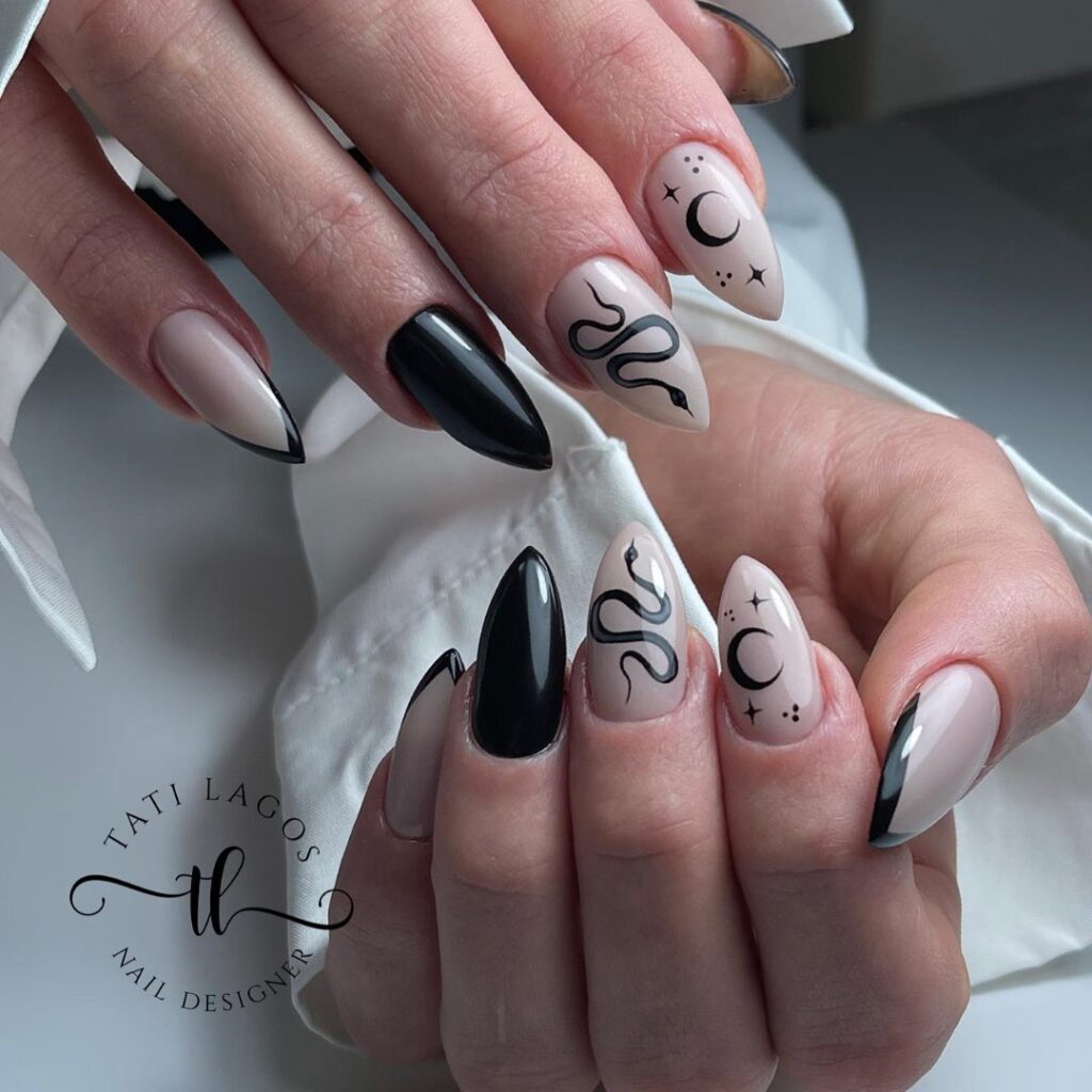 unhas stiletto
