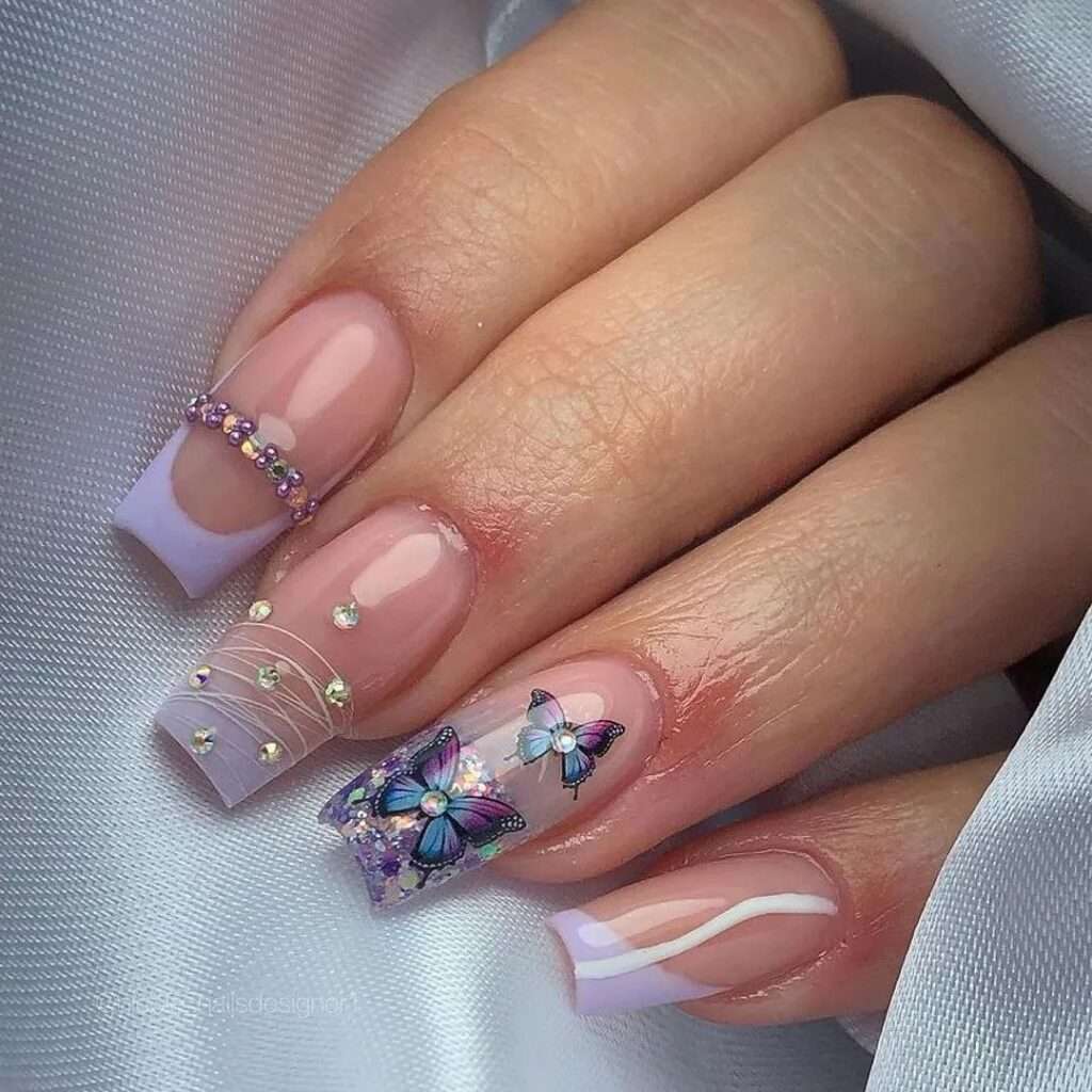 unhas bicolor