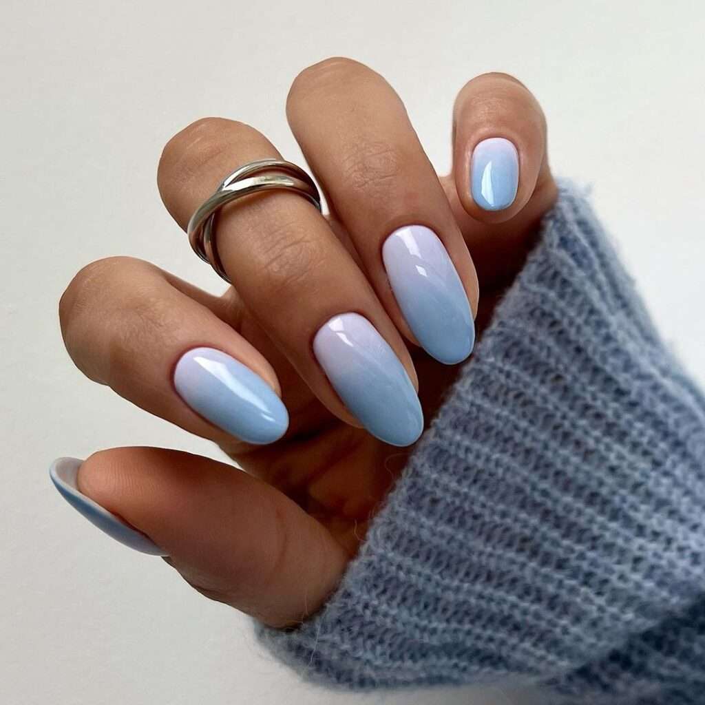 unhas ombré