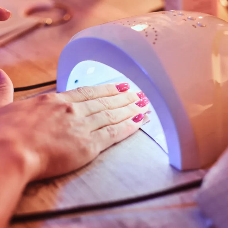 esmalte normal seca na cabine