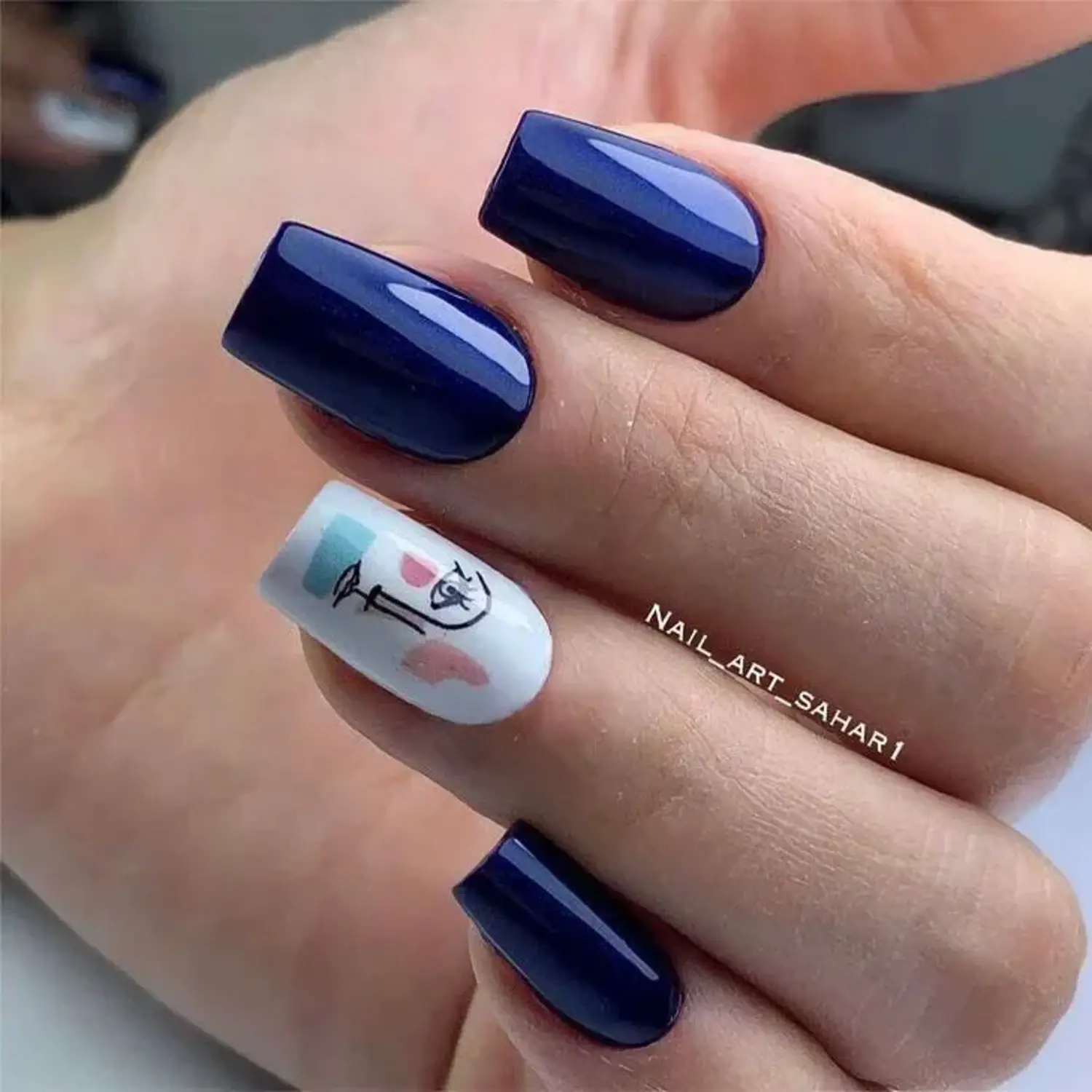 Unhas esmalte