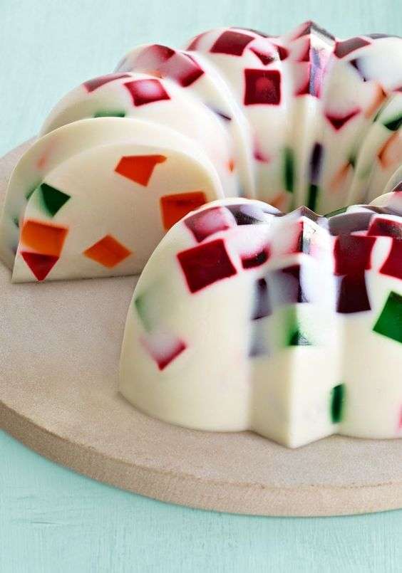 gelatina colorida