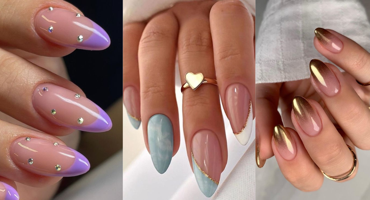 designs de unhas amandoadas