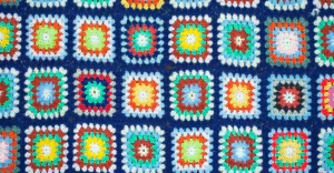 crochê com squares