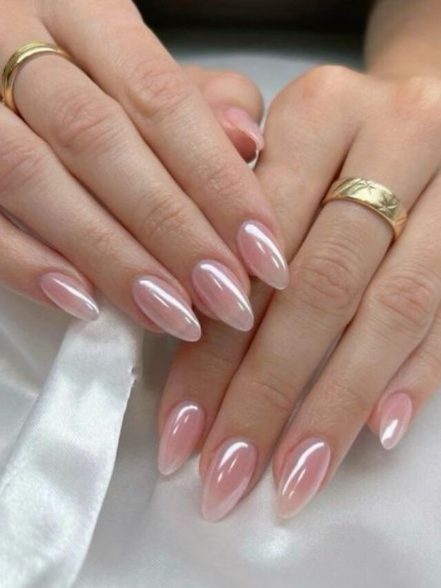 Unhas delicadas que parecem joias: ideias encantadoras de nail art fofinha